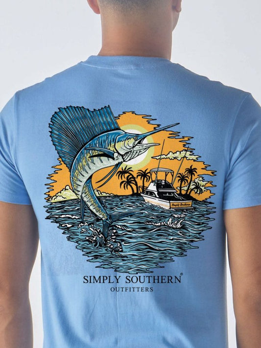 Marlin Fishing Short Sleeve