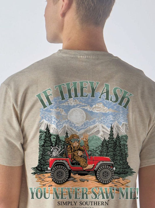 Big Foot Driving Jeep Short Sleeve