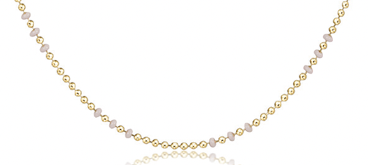 15" CHOKER HOPE JOY -  WHITE
