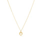 16" Necklace Gold - Star Small Gold Disc