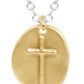 16" Necklace Sterling Mixed Metal - Inspire Gold