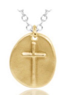 16" Necklace Sterling Mixed Metal - Inspire Gold