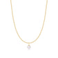 17" Choker Beaded - Classic Gold 3mm - Classic Pearl 8mm