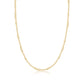 17" CHOKER BEADED - HOPE UNWRITTEN GOLD 3MM