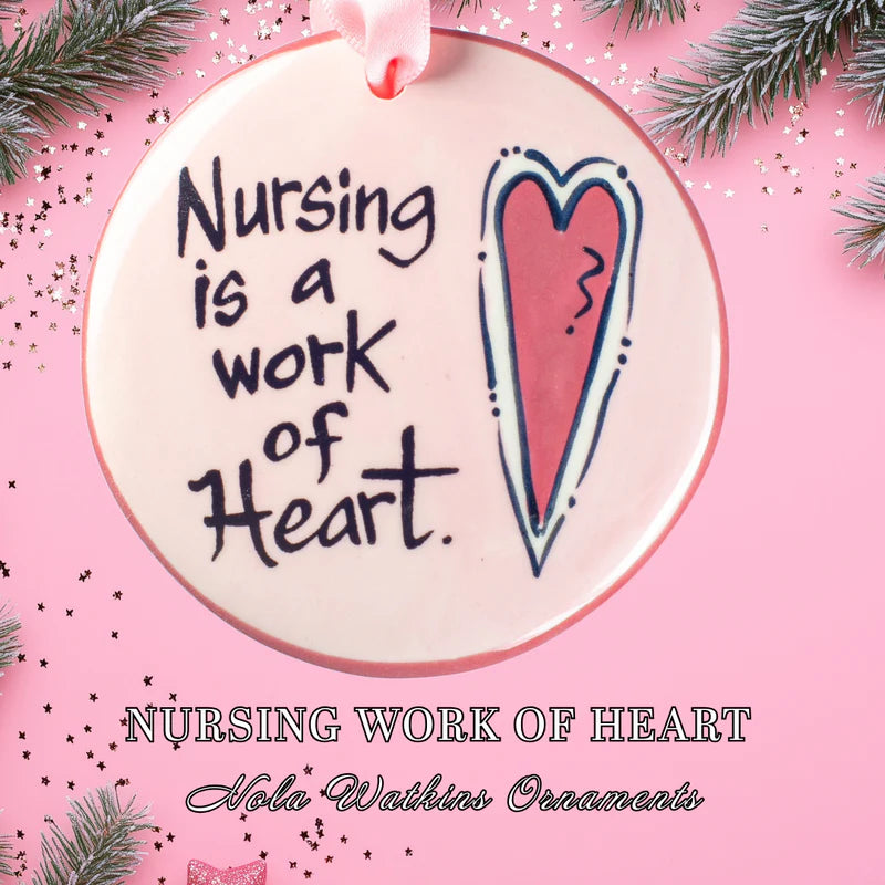 Nursing Heart Blue