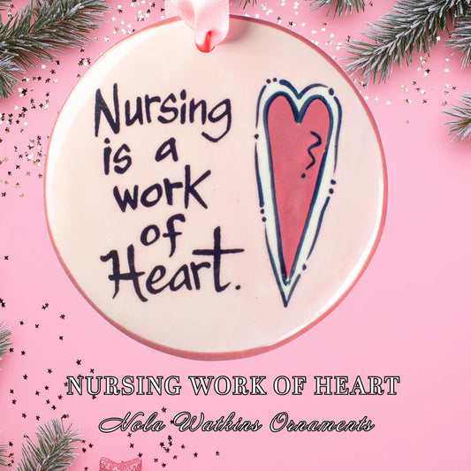 Nursing Heart Blue