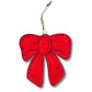 Red Bow DK Ornament