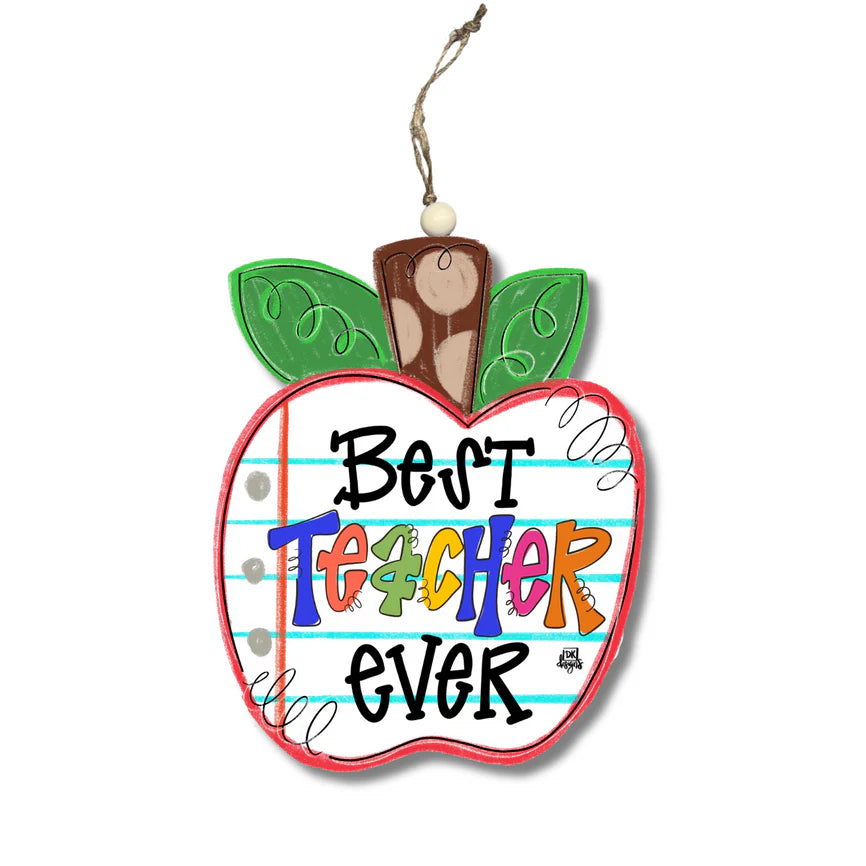 Teacher Apple DK Ornament