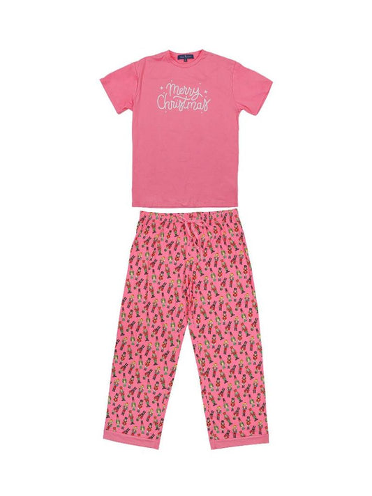 SS Pink Nutcracker Lounge Set -