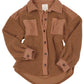 Sophie Soft Shacket Brown SS -