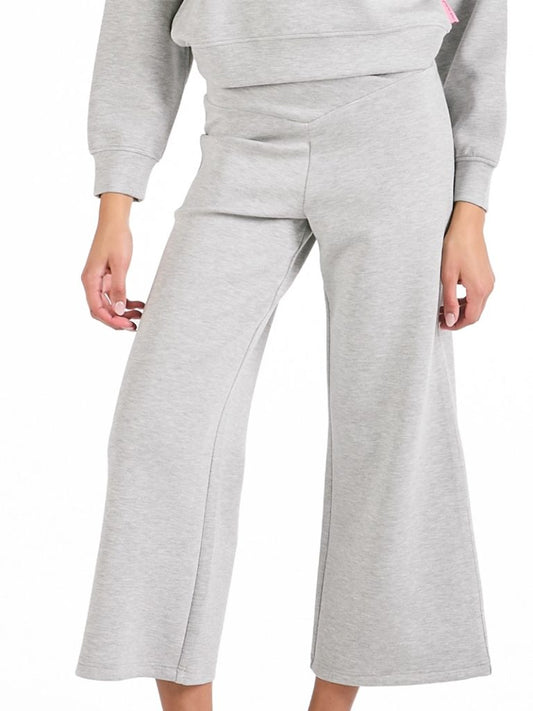 Grey Flare SS Pants
