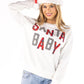 Santa Baby White Pull -