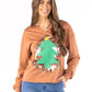 Cow Print Christmas Tree Top -
