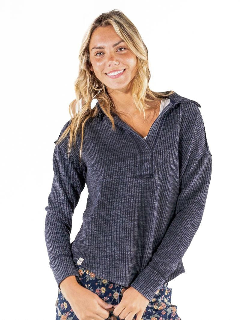 Dusk Ribbed Long Sleeve -
