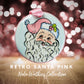 Pink Santa Face