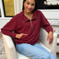 SS Ragland HalfZip - Burgundy