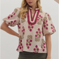 The Rosetta Floral Top