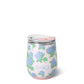 Hydrangeas Stemless Wine Cup 12oz