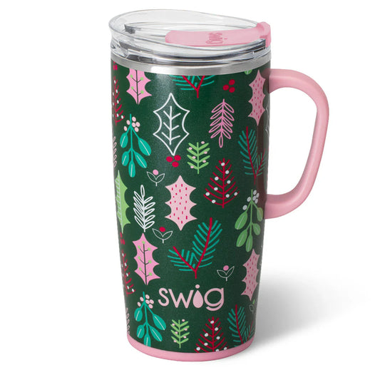 Merry Mistletoe Travel Mug 22oz
