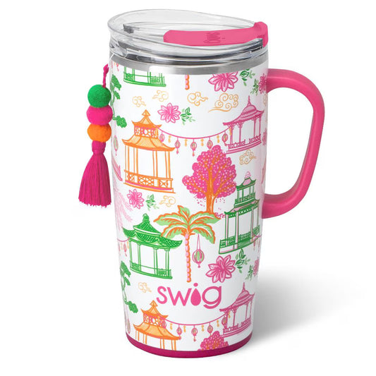 Pagoda Paradise Travel Mug 22oz