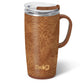 Saddle Stitch Cognac Travel Mug 22oz