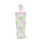 Summer Salt Plastic Tumbler 24oz
