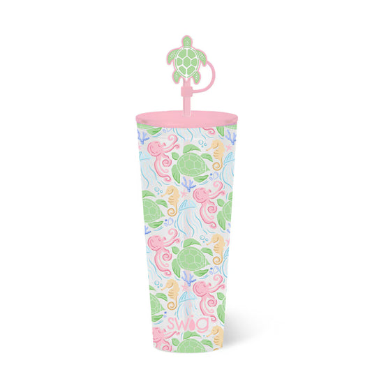 Summer Salt Plastic Tumbler 24oz