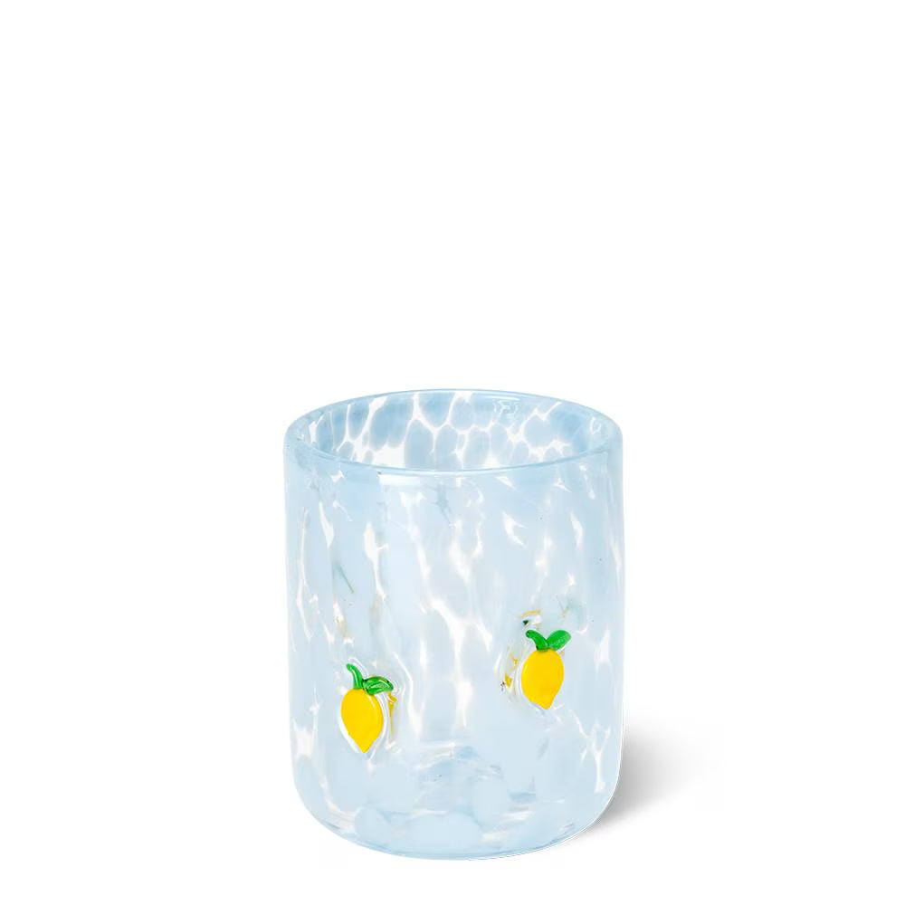 Lemon Meringue Icon Juice Glass 17oz
