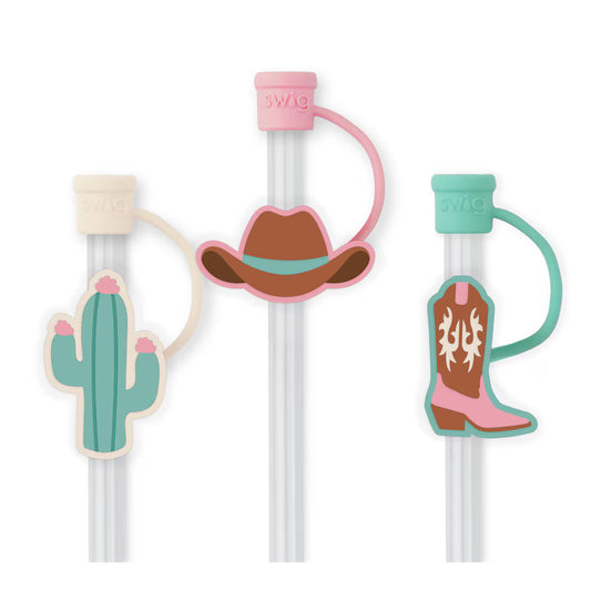 Giddy Up Straw Topper Set