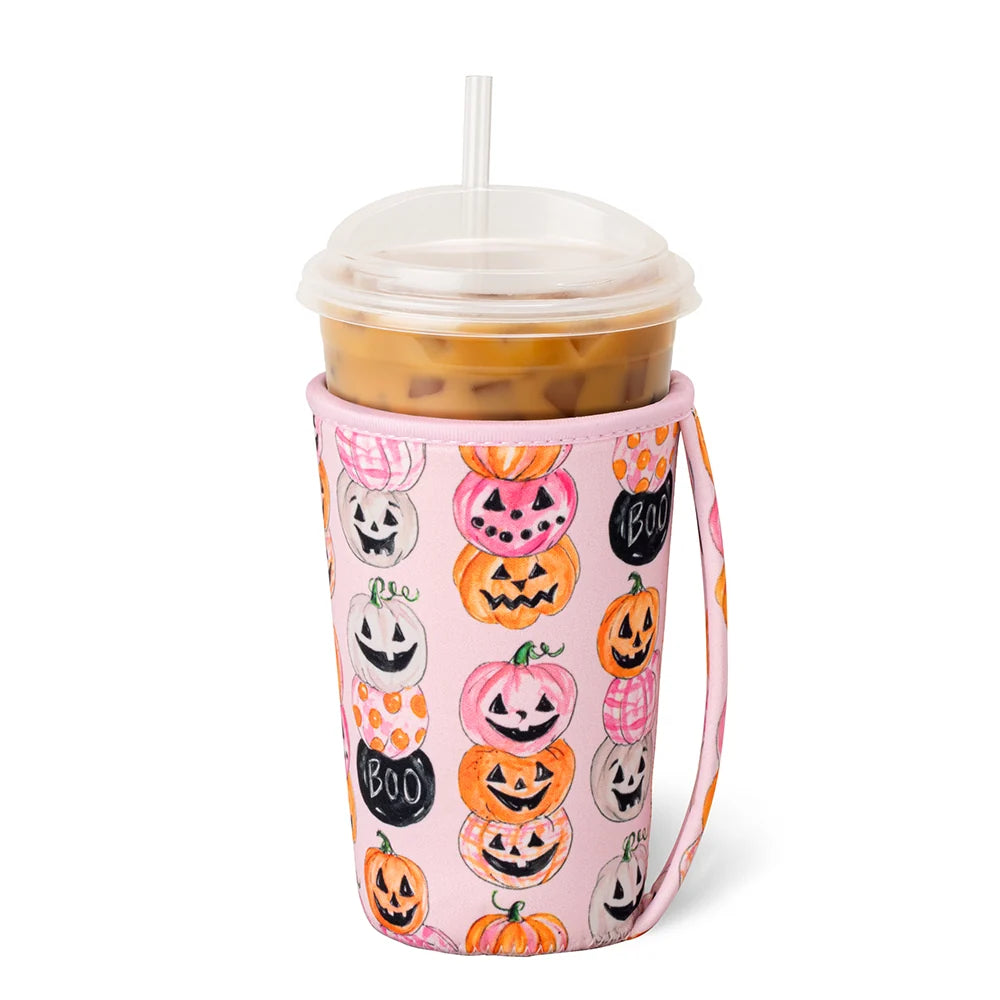 Pumpkin Stacks Iced Cup Coolie (Medium)