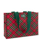 Christmas Plaid Large Reuseable Tote