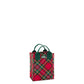 Christmas Plaid Mini Reuseable Tote