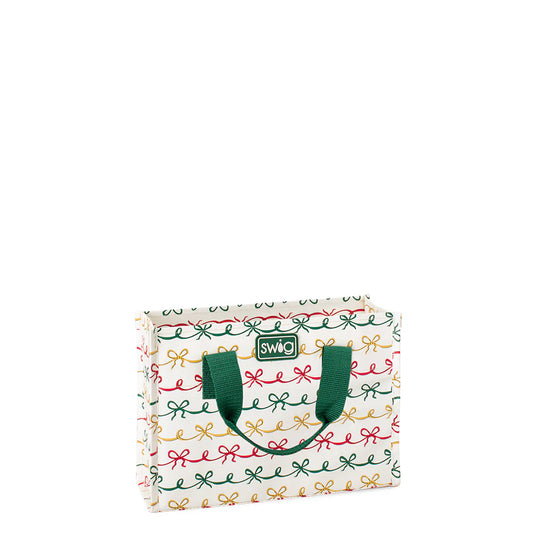 Christmas Bows Small Reuseable Tote
