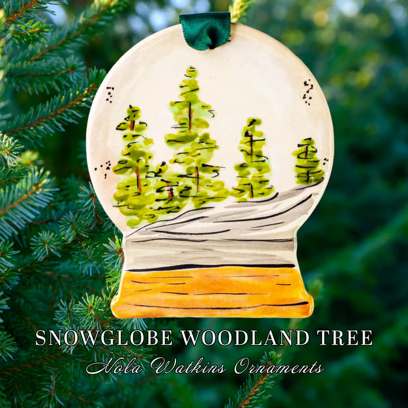 SNOWGLOBE WOODLAND TREES