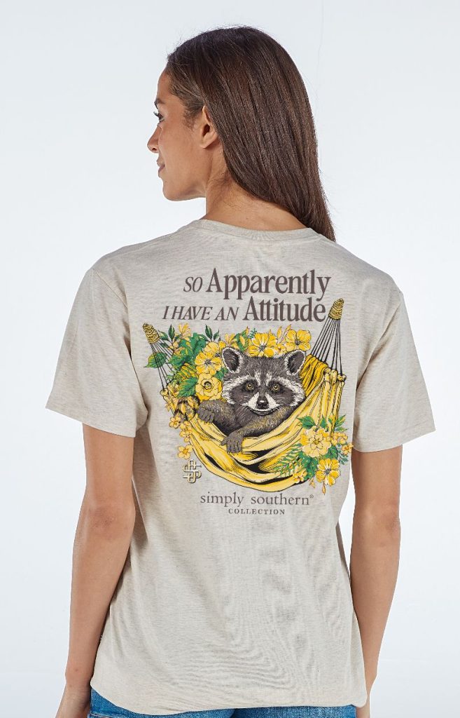 Attitude Raccoon SS Tee