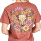 Skull & Flowers Tee