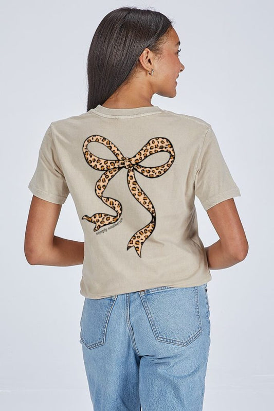 Leopard Bow Tee