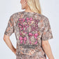 Pink Bows on Camo Tee