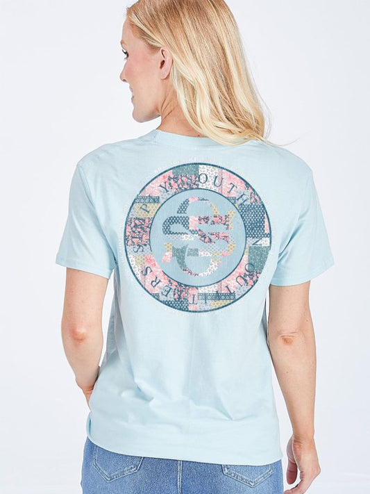 Quilted Logo Tee