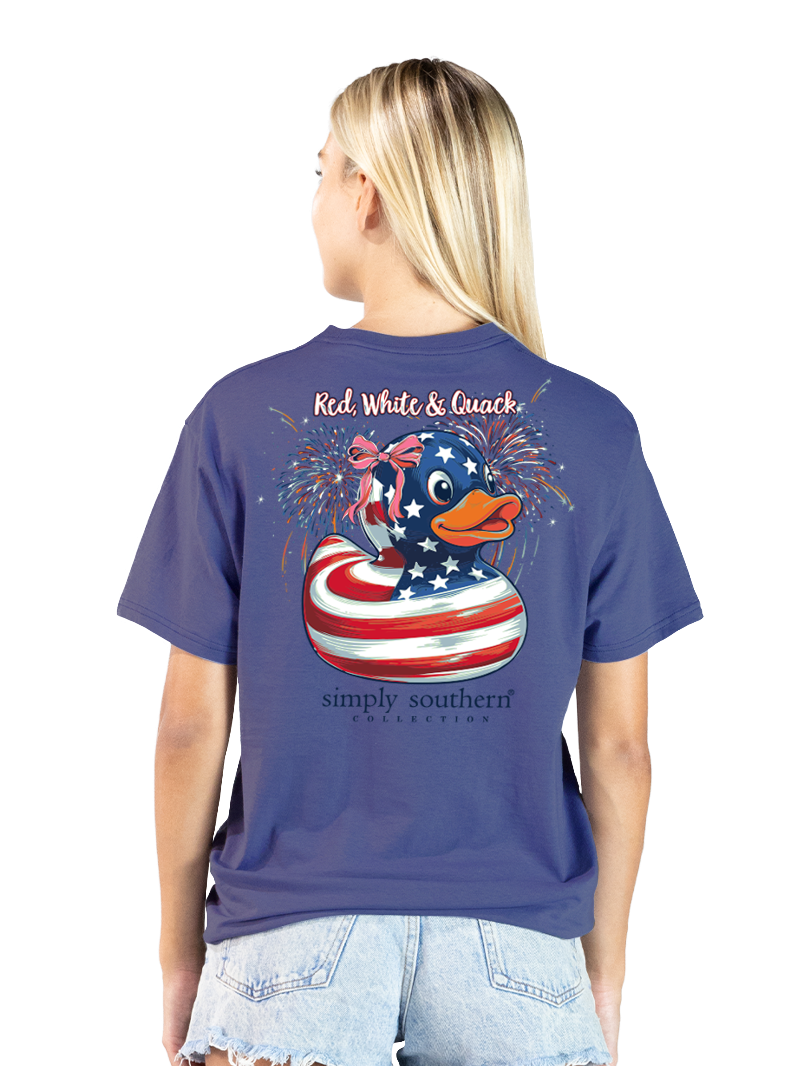 Red, White, Quack Tee