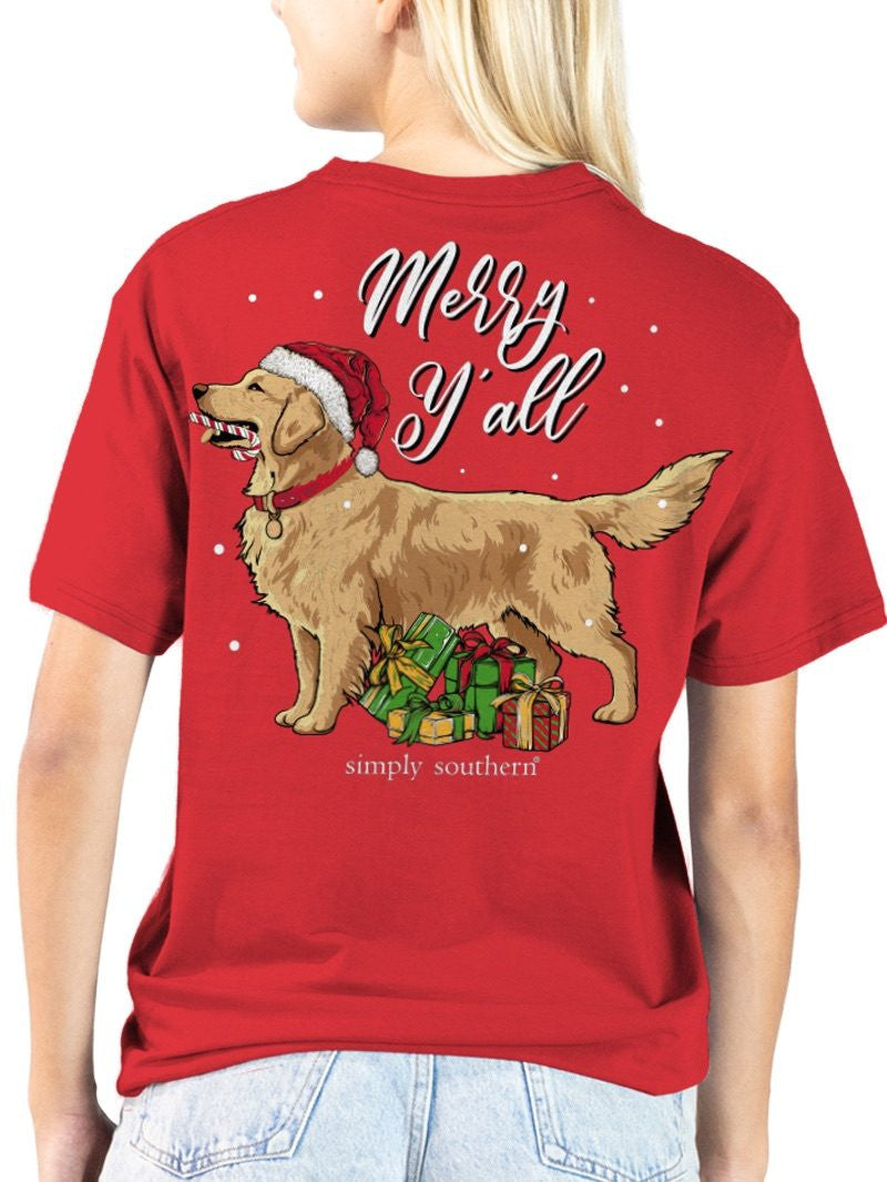 Golden Retriever Presents LS Tee