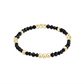 Worthy 3MM Bead Bracelet - Faceted Onyx