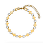 Axton Cross Chain Gold Bracelet