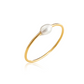 Somers Gold Pearl Ring Size 8