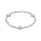 Signature Cross Sterling 3mm Bead Bracelet
