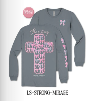 Bow Cross LS Tee