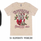 Holiday Cowgirl Boots Tee