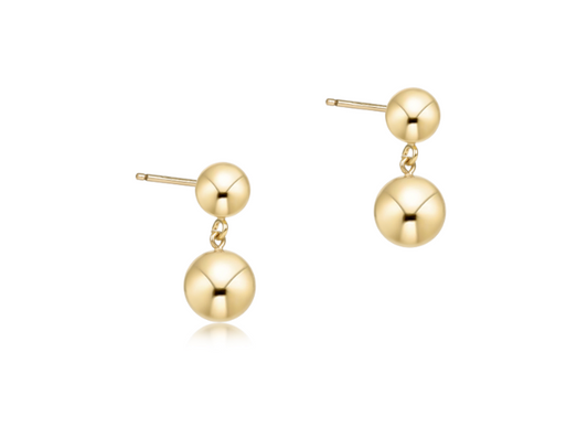 Classic 8mm Ball Drop Stud
- Gold