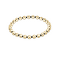 Faceted Hematite GratefulPattern 5mm Bead Bracelet