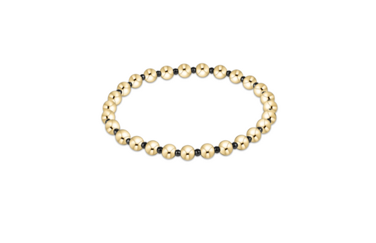 Faceted Hematite GratefulPattern 5mm Bead Bracelet